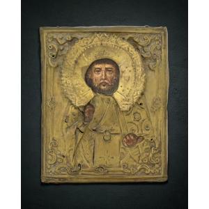 Icône russe représentant saint Nicolas - Russie, XVIIIe siècle
